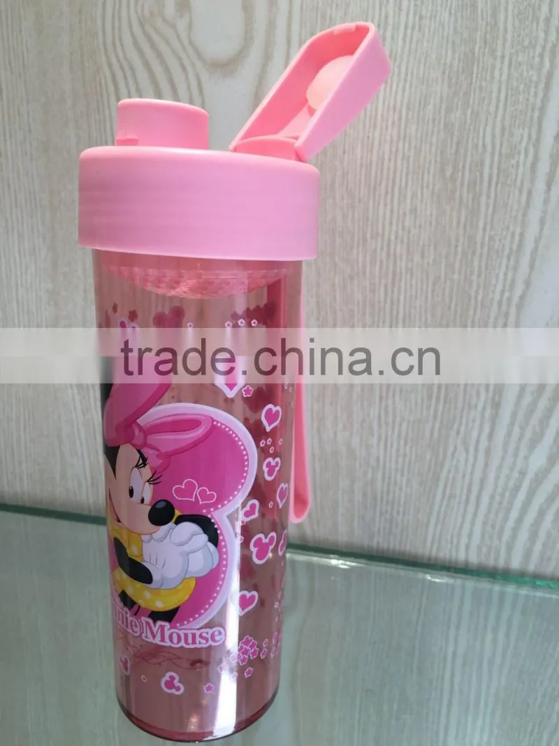 cheap reusable water bottles/empty water bottle/water bottle with straw
