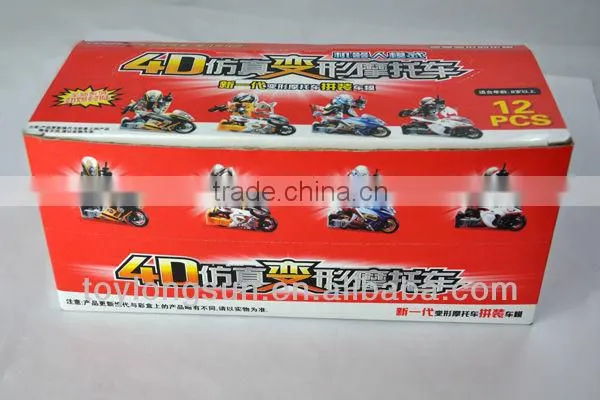 Robort Motorbike Plasctic DIY Toy Transformer toys