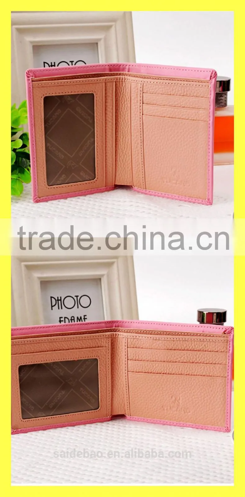 2016 popular top layer customized the embroidery printing pu/genuine leather woman wallet/purse/hand bag