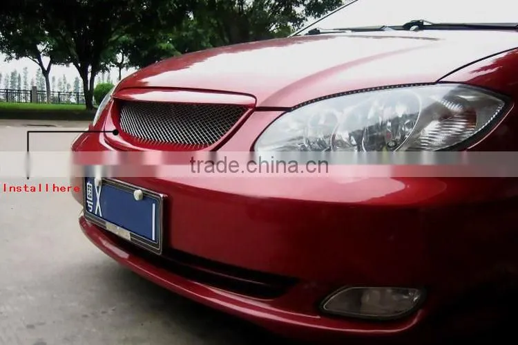 Silver Aluminum Mesh Grill for Front Bumper/Performance Decorative Light Weight Aluminum Mesh Grill