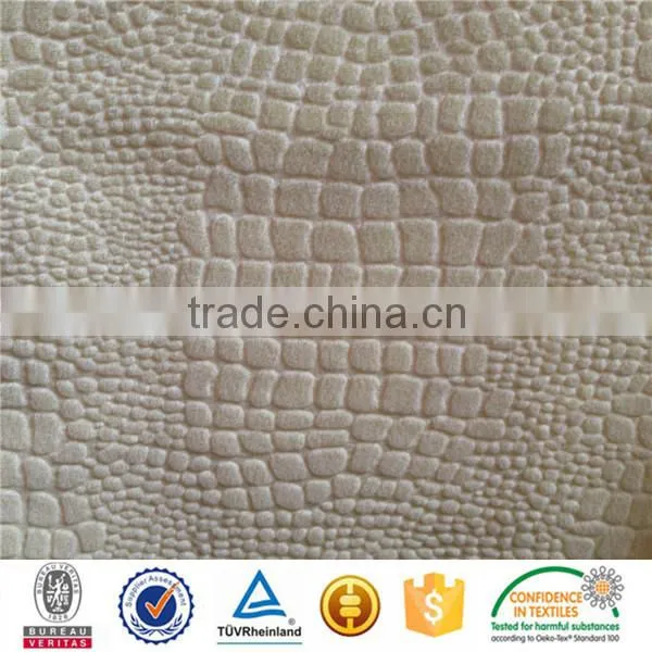 animal skin square design velvet fabric wholesale 3d embossed korea velvet