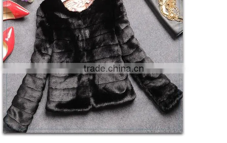 women's coat turkish coat for long sleeves faux fur coat