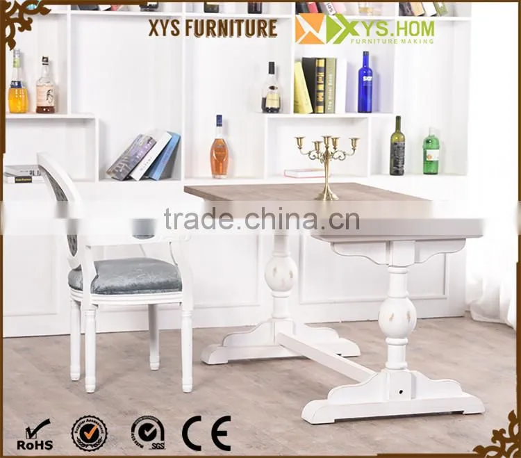 Simple Design Widely Antique Dining Table Set