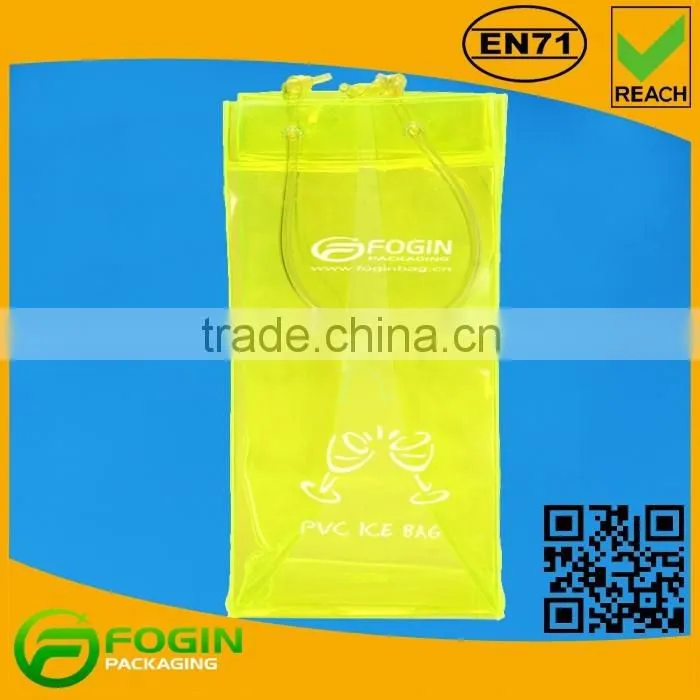 Fancy Wholesale Custom Waterprof Plastic Cooler Wine Bag