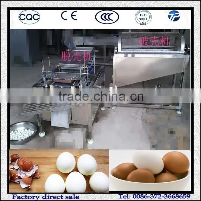 3000 pcs/h Small Boiled Egg Shelling and Peeling Machine