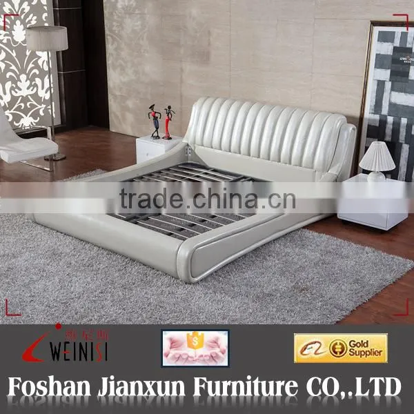 F6098 modern high quality gloosy soft bed