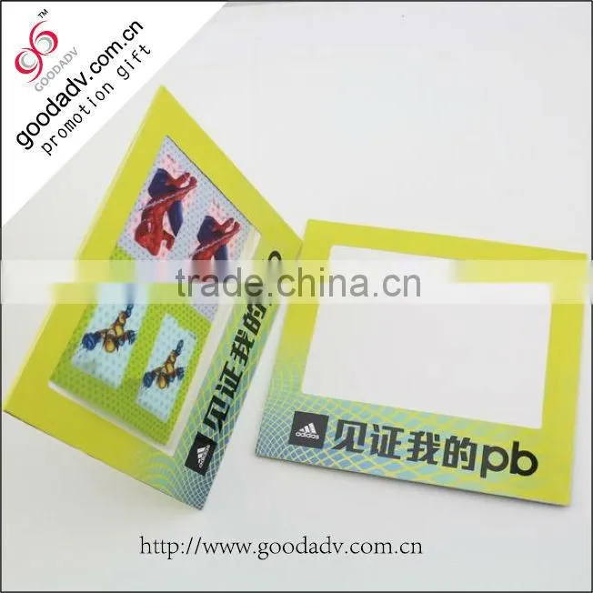 Flower cardboard paper picture frame with frame carrier