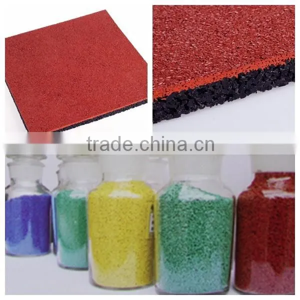 colorful epdm synthetic rubber running track raw material