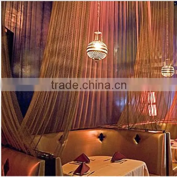 Fashionable architectural decoratice metal curtains for living room