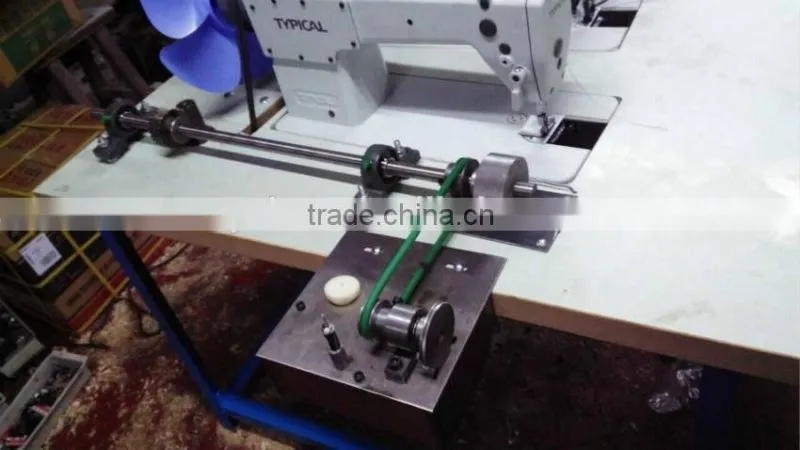 Glod wheel Juki three head hair weaving sewing machine/hair making wig machine