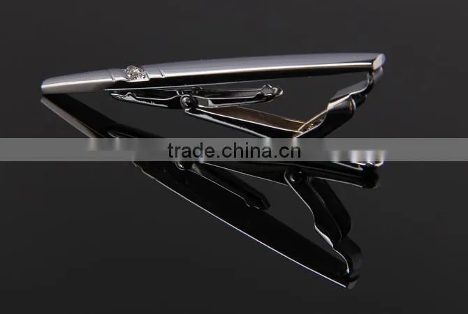 Wholesale polished metal clip tie