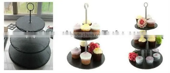 Custom round printed dinner plates