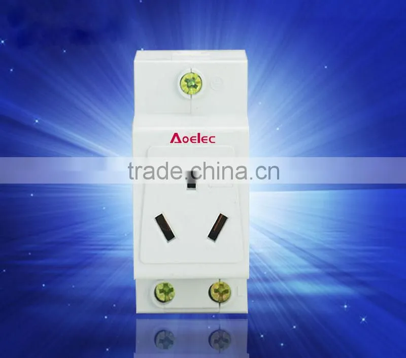 AC30-16/3 Din Rail Mounted Socket