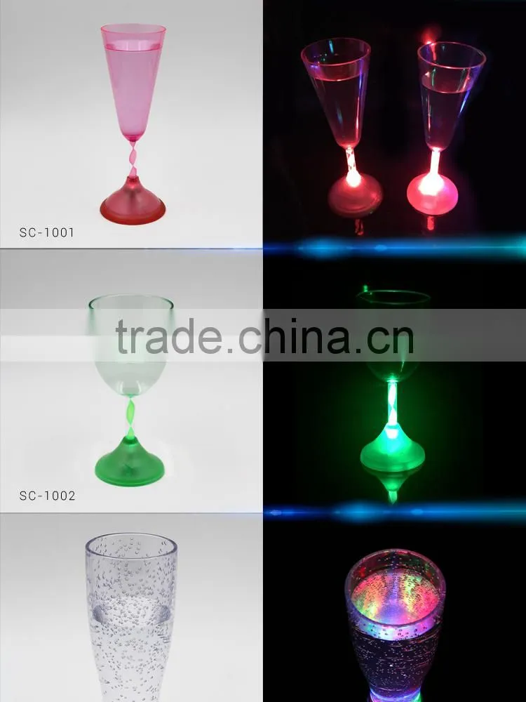 Popular LED flashing wine cup, LED glowing beer/drink cup for party
