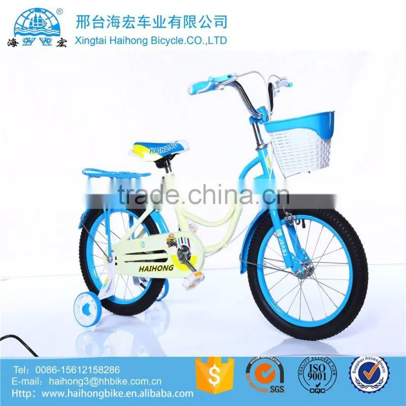 Safe and attractive three wheels baby bicycle with ISO9001