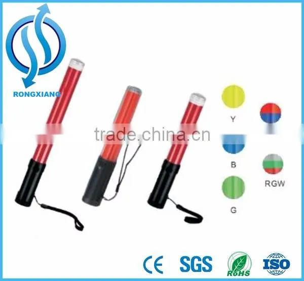 Colorful LED Traffic Safety Light Baton with Magnet