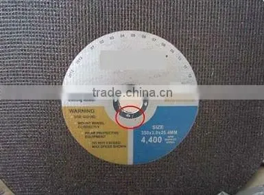 abrasive product plane cutting wheel for railway