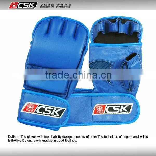 MMA leather training gloves