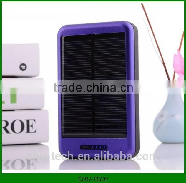 Dual USB output 10000mah solar charger for iphone ipad PSP samsung