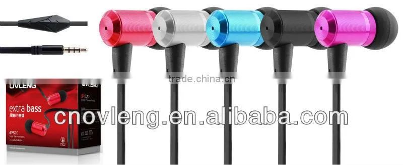 Metal earbud , in ear style earphone for SAMSUNG galaxy s5