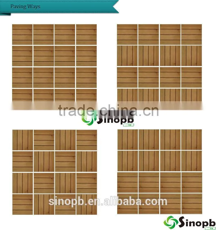 Wood deck tiles cheap
