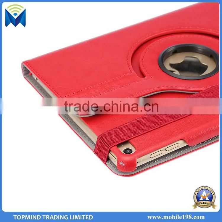 Hot selling 360 degree rotatable stand case for ipad mini 4 tablet case