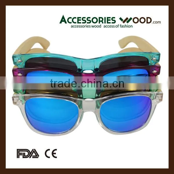fashional colorful sunglasses wooden from china factory