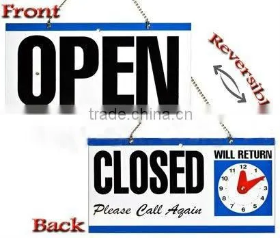 Polypropylene coroplast door sign
