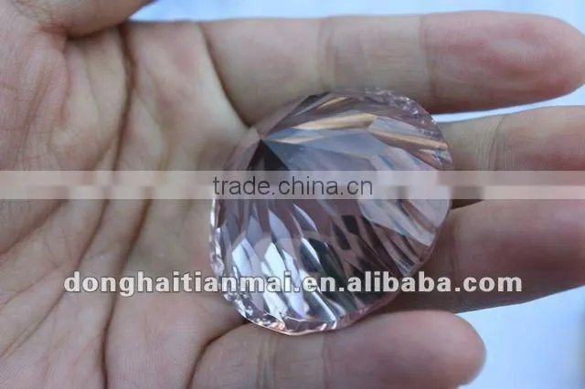 Natural PURPLE Multi-Faceted Quartz Rock Crystal Carved Crystal CRAFT DIMOND