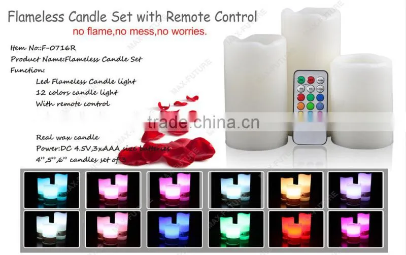 Flameless led candle Color changing LED candle light