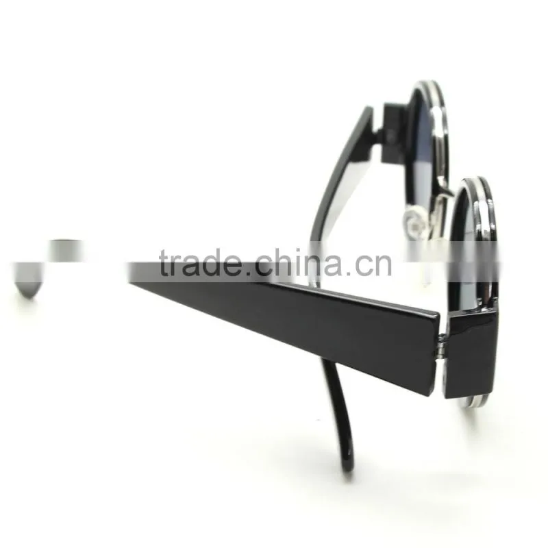 50s Vintage Style Steampunk round sunglasses factory price
