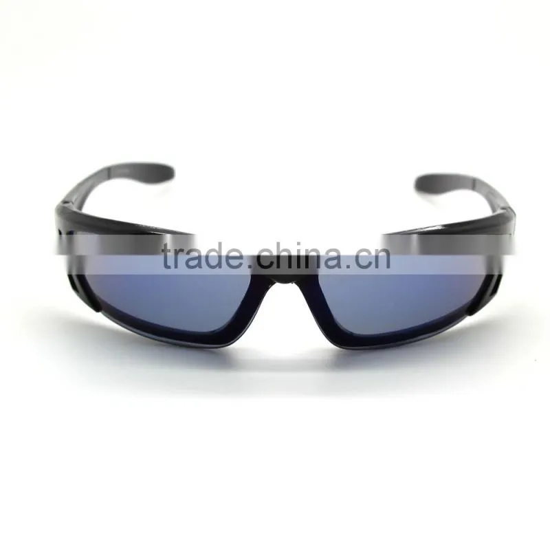 New arrival blue mirror lens sports glasses outdoor cycling sports sunglass