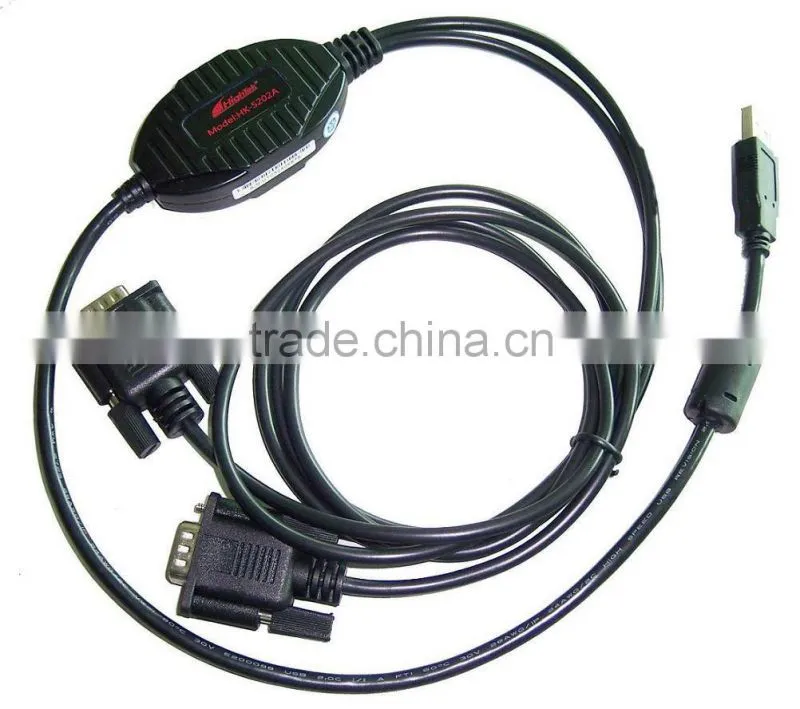 2 port usb to rs232 adapter with UK FTDI chip