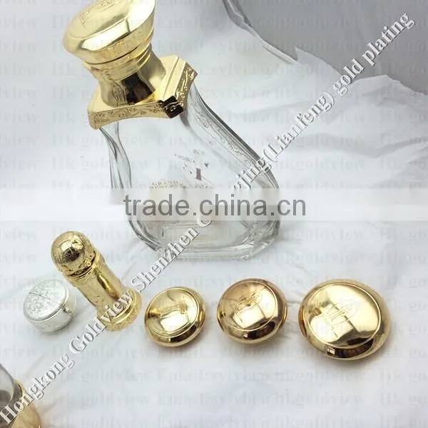 Die casting gold plated zamac metel liquor caps for wine packing,screw top bottle cap,Metal Liquor Caps,Zamac Liquor Caps