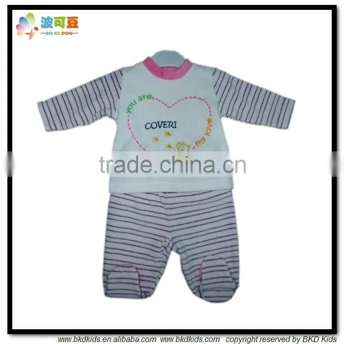 BKD2015 new arrival baby girl winter clothes set