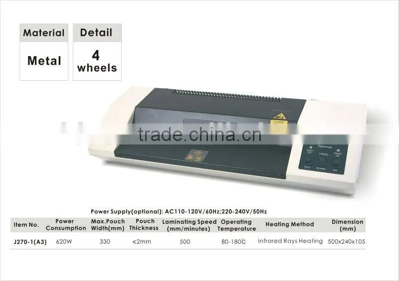 A3 Metal Photo Laminating Machine