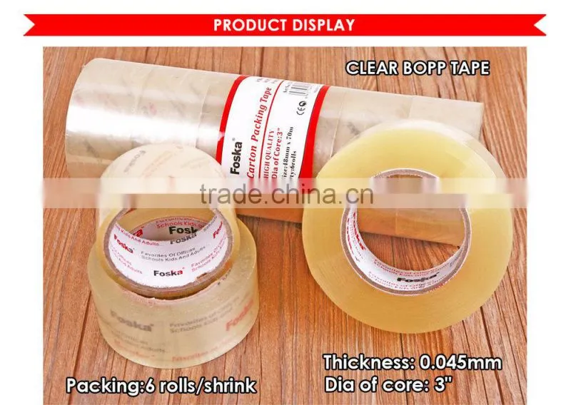Hot Sale Clear Bopp Adhesive Tape for Packing