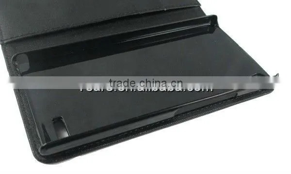 2013 new arrival hot selling black case for zte z992 phone cover with credit card slot