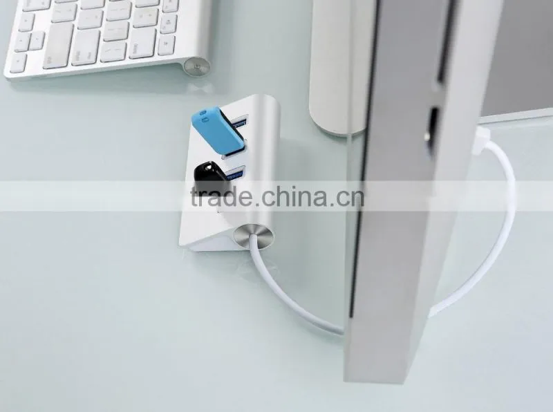 Aluminum USB 3.0 Hub high speed 4 port USB Hub