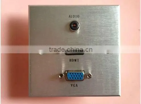 WALL PLATE VGA Female & audio & video & USB & HDMI Female Face plate and wall socket