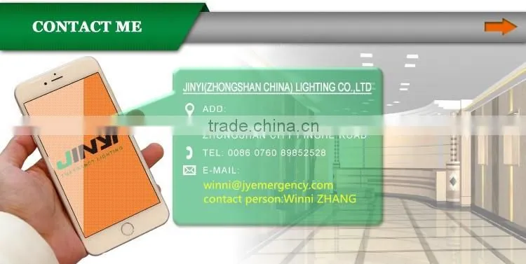 NEW style rechargeable IP20 3W led emergency spitfire for 3 hours