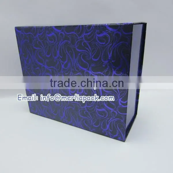 Smashbox Make Up School 2016 Cosmetics Boxes Fancy Paper Foldable Silver Foil Box