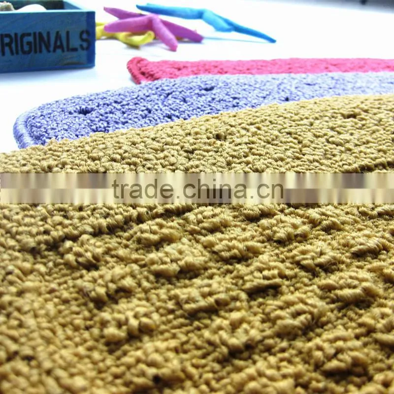 polypropylene rugs semi circle anti-slip rugs bathroom mats