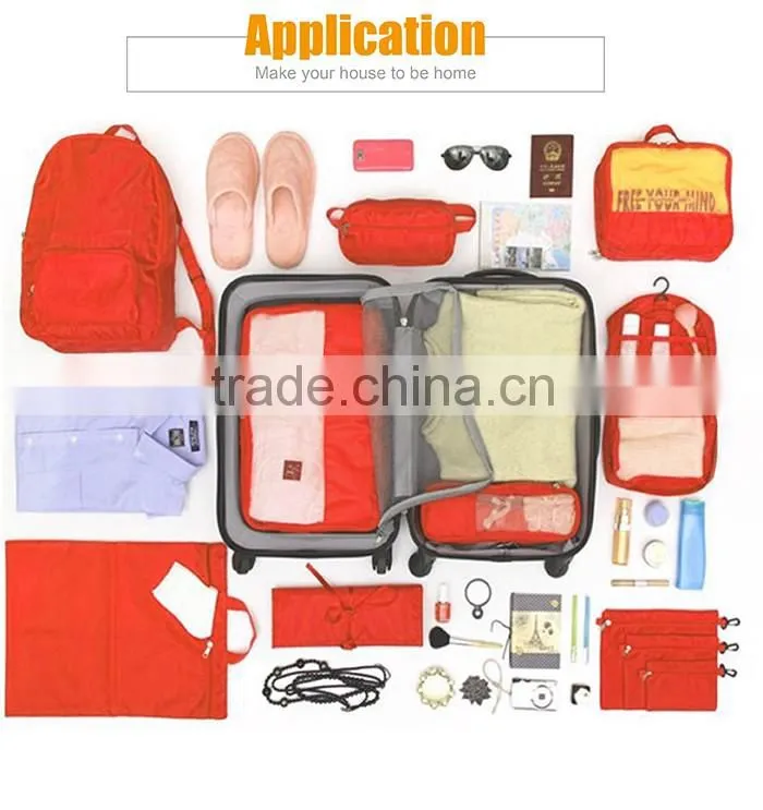 Durable easy operation multifunctional polyester small packing cube