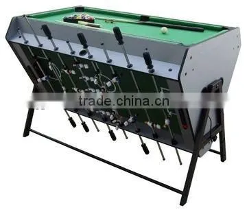 Factory promotion 4' Modern style 3 in 1 Multi games table. Soccer table, Air hockey table, Billiard table.