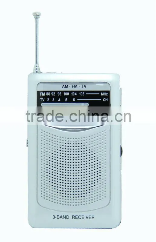 Hot sales AM/FM two band radio with speaker for promotion