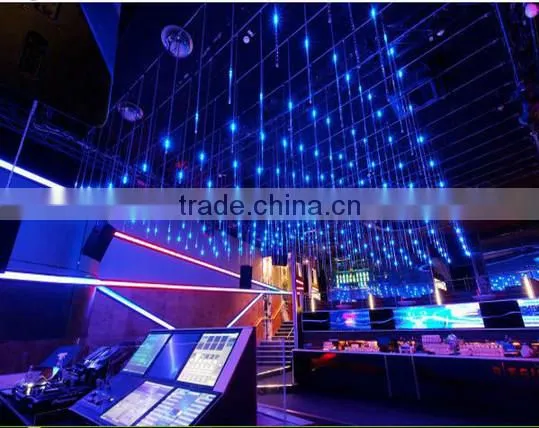 360degree emitting dmx led hanging tube light 3d effect