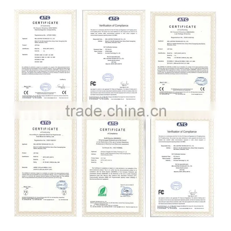 T8 led tube 0.6/0.9/1.2/1.5m AC110-240V IP20 Indoor lighting