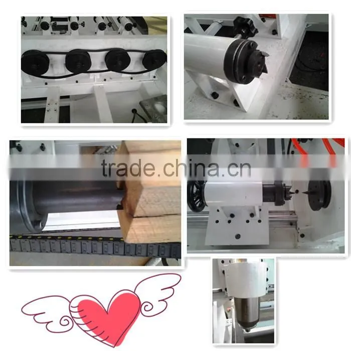 Multi Heads CNC 3D Wood Engraving machine With Rotary Axis