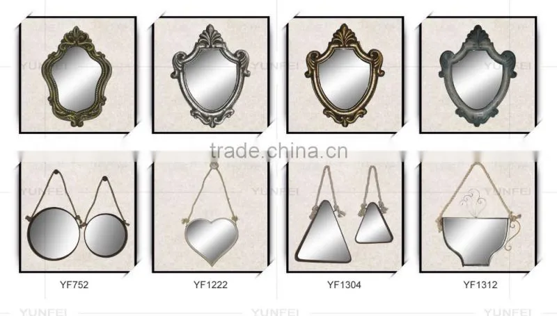 Vintage mirror wall decoration